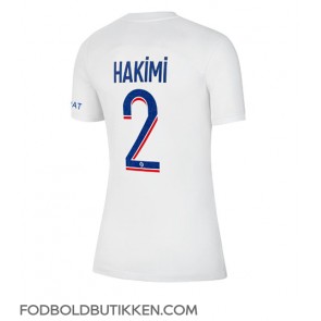 Paris Saint-Germain Achraf Hakimi #2 Tredjetrøje Dame 2022-23 Kortærmet
